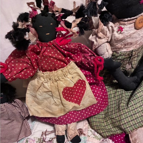 Tattered Rag Dolls Set - Picture 4 of 11